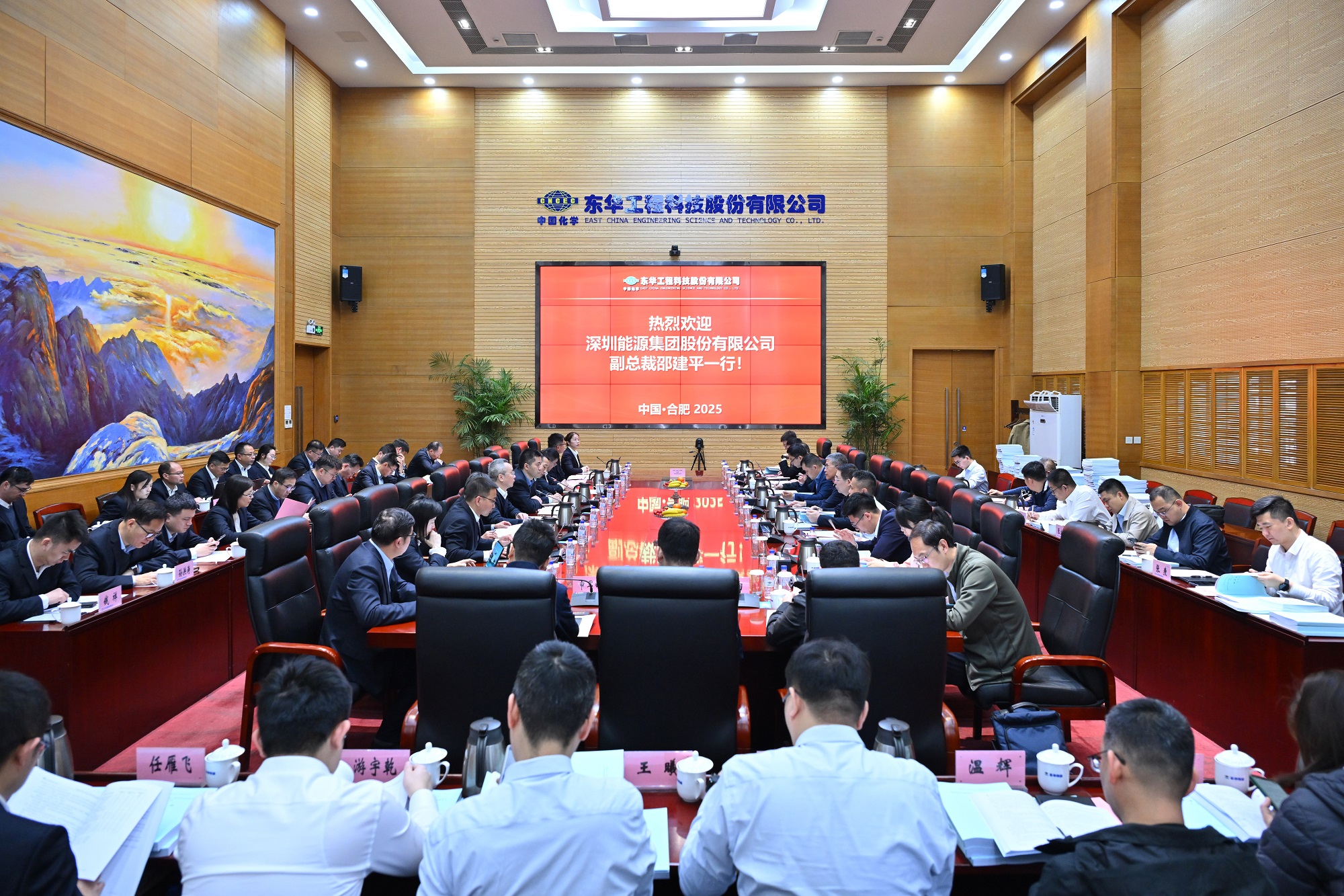 中國化學(xué)東華公司深能鄂托克旗風(fēng)光制氫一體化合成綠氨項目初步設(shè)計審查會順利召開